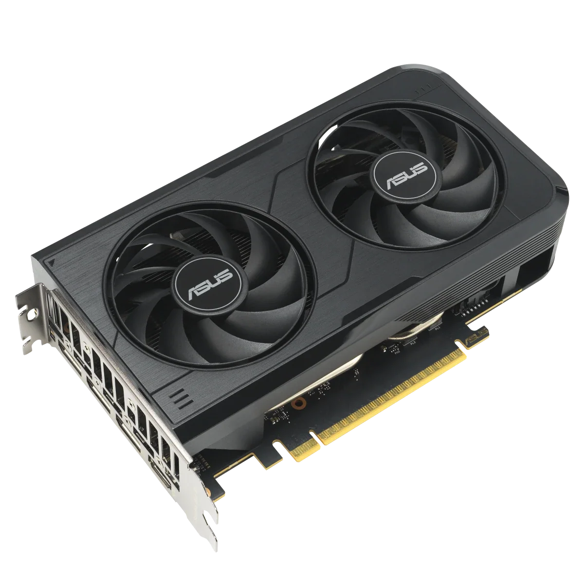 ASUS Dual GeForce RTX 5050 8 Go GDDR6 OC Edition - vue de dessus en angle