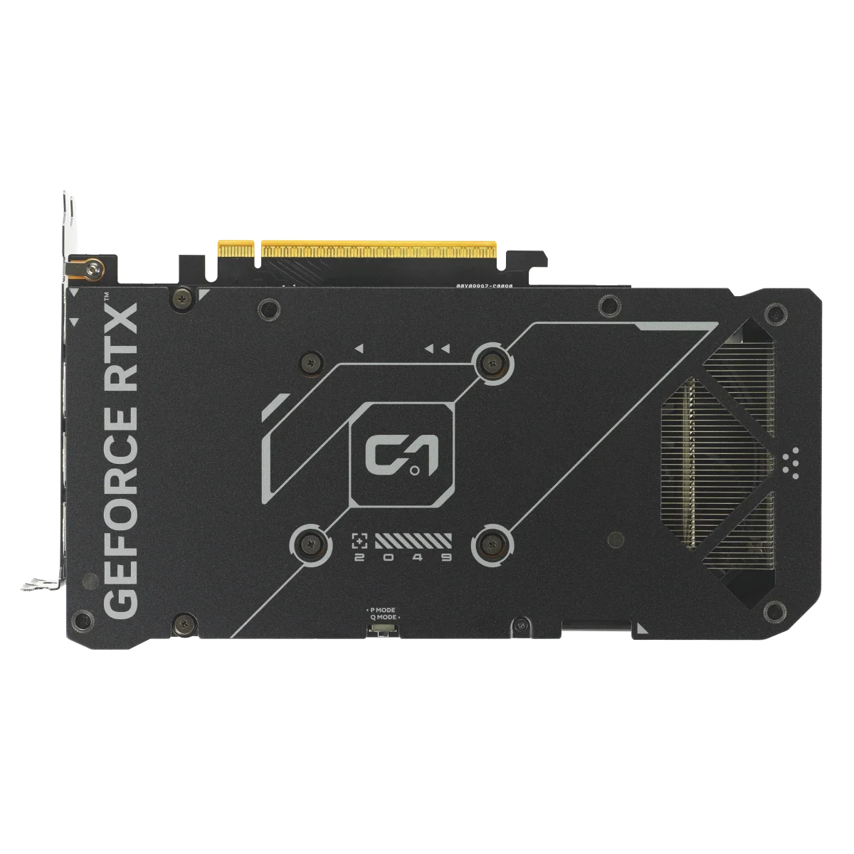 ASUS Dual GeForce RTX 5060 8GB GDDR7 OC Edition backplate view
