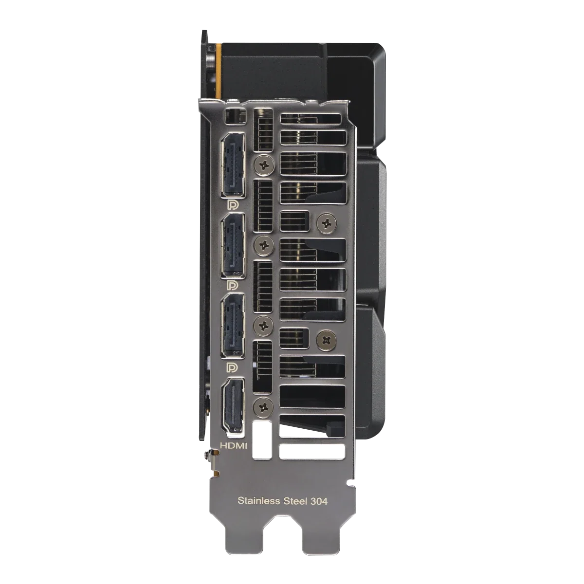 ASUS Dual GeForce RTX 5060 8GB GDDR7 OC Edition display output and I/O bracket view
