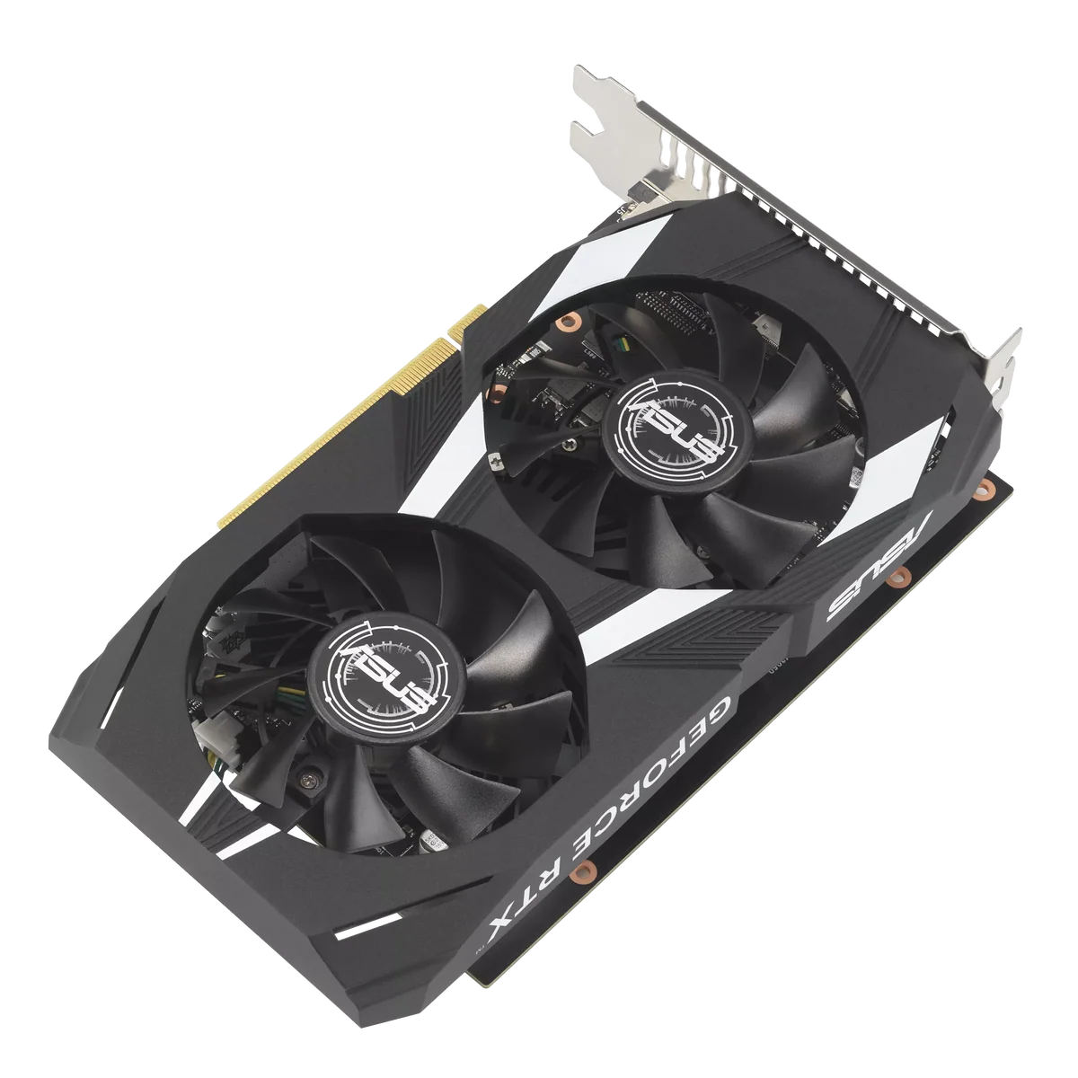 ASUS Dual GeForce RTX 3050 OC Edition 6GB alternate angled view