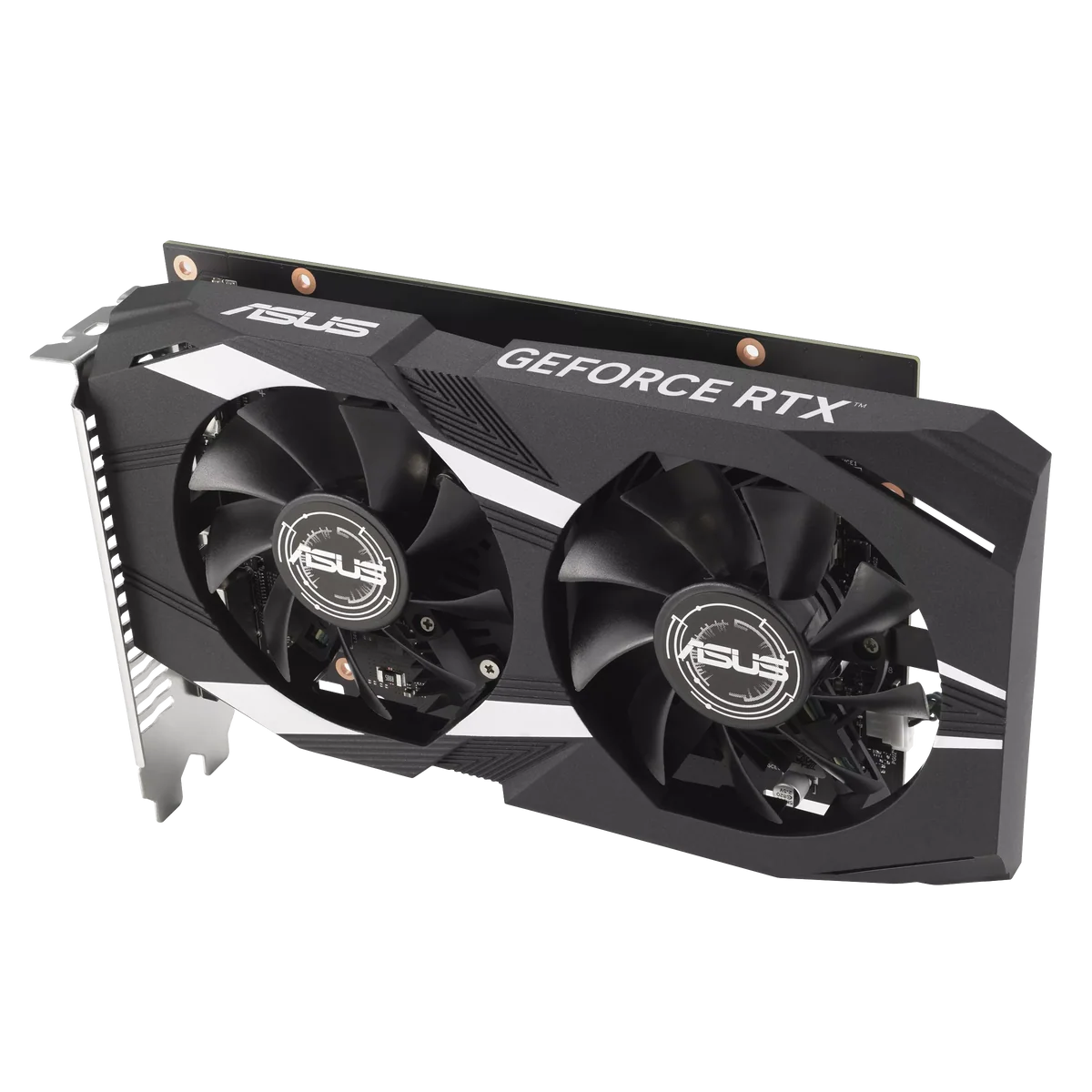 ASUS Dual GeForce RTX 3050 OC Edition 6GB rear angle