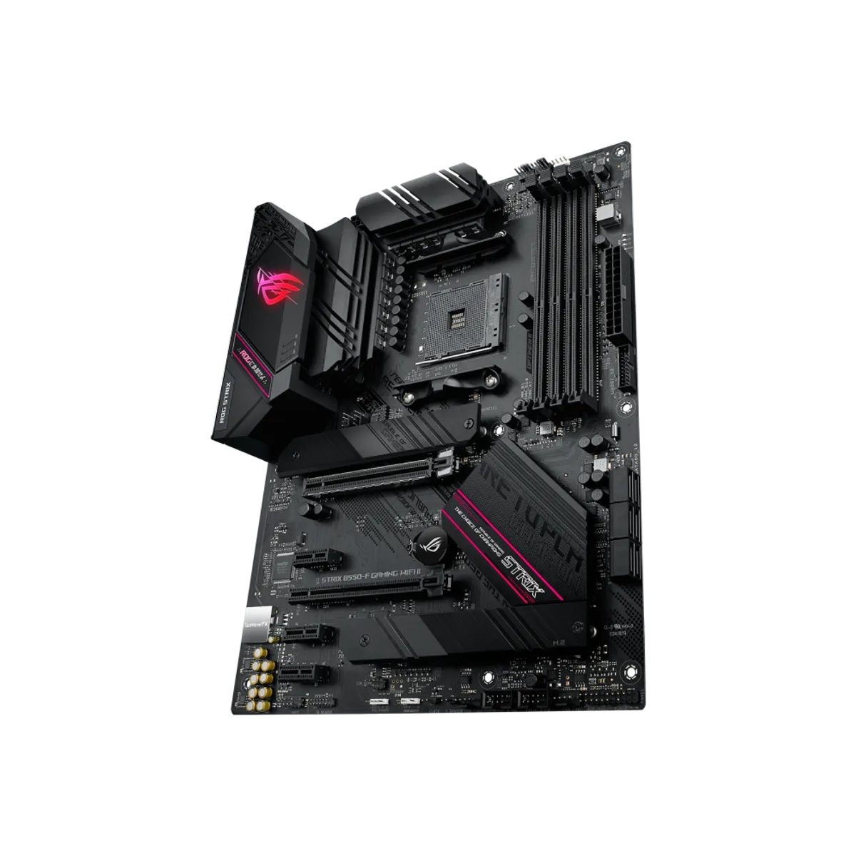ASUS ROG Strix B550-F Gaming WiFi II official angled view right