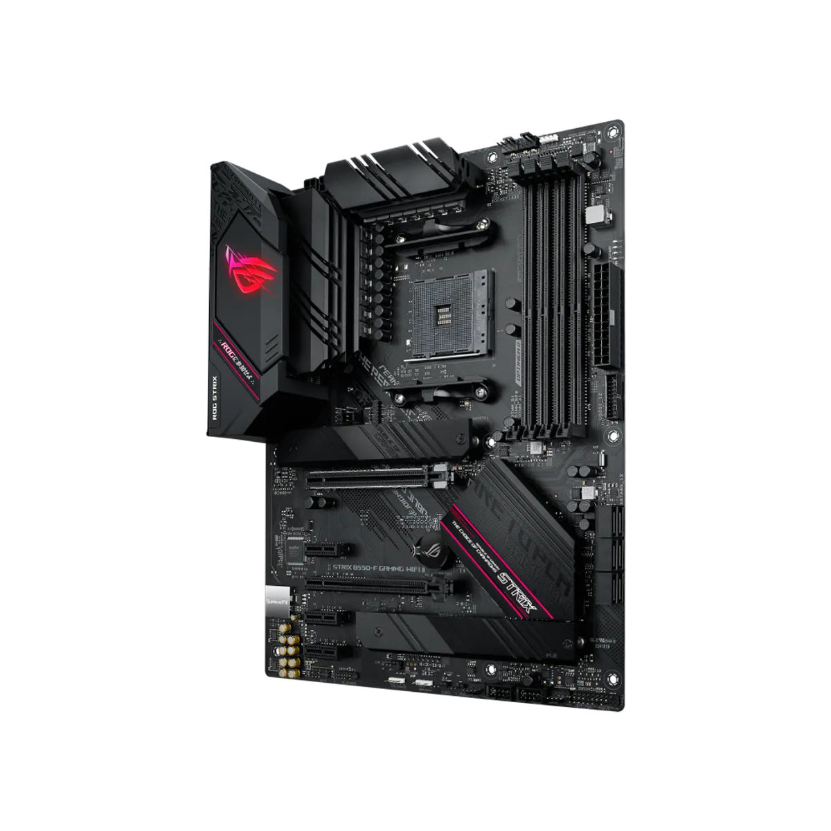 ASUS ROG Strix B550-F Gaming WiFi II official angled view right