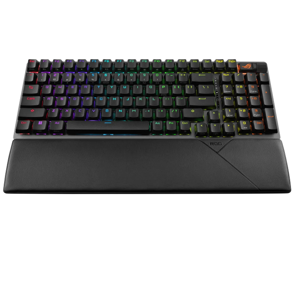 ASUS ROG Strix Scope II 96 Wireless Black official front tilted view