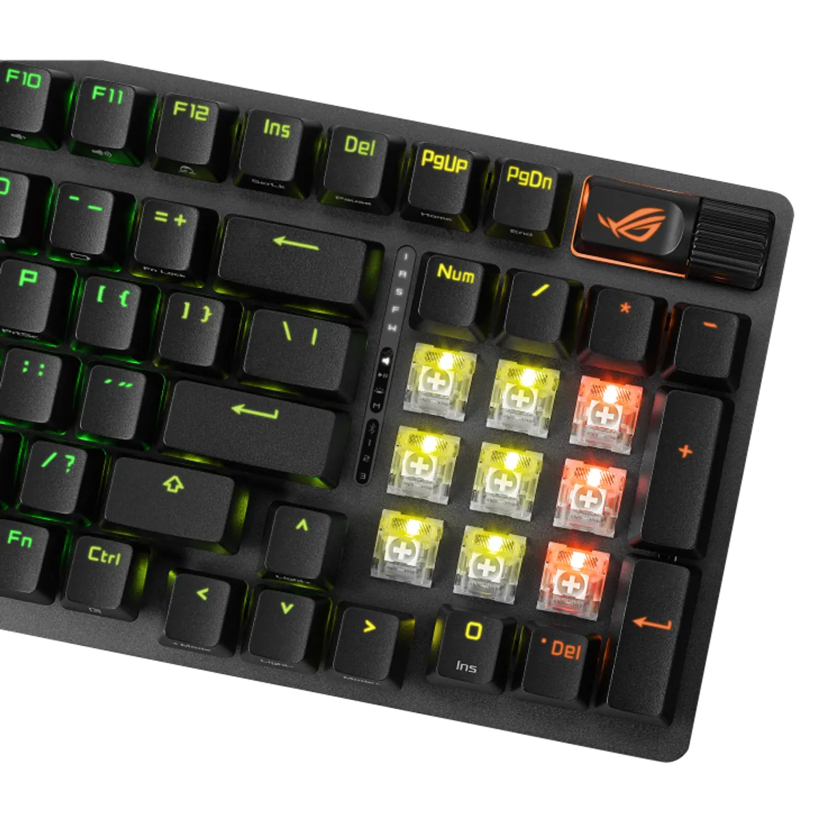 ASUS ROG Strix Scope II 96 Wireless Black official switch close-up