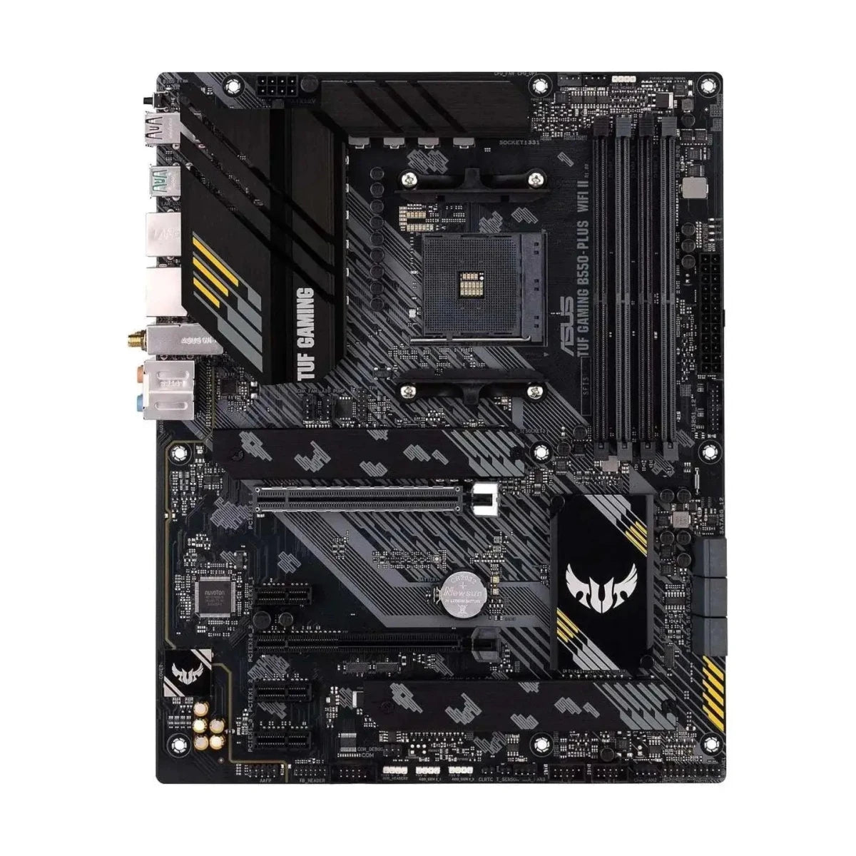 ASUS TUF Gaming B550-PLUS WiFi II AMD AM4 ATX Motherboard - Black - OPCbleu