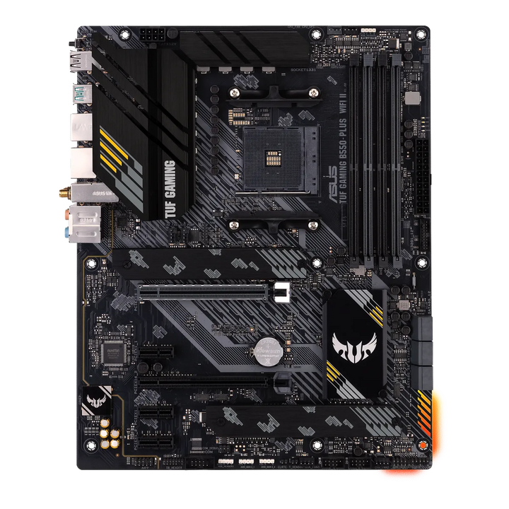 ASUS TUF Gaming B550-PLUS WiFi II - vue avant officielle