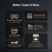 ASUS TUF Gaming B850-PRO WIFI7 W NEO AMD ATX Carte mère - Blanche