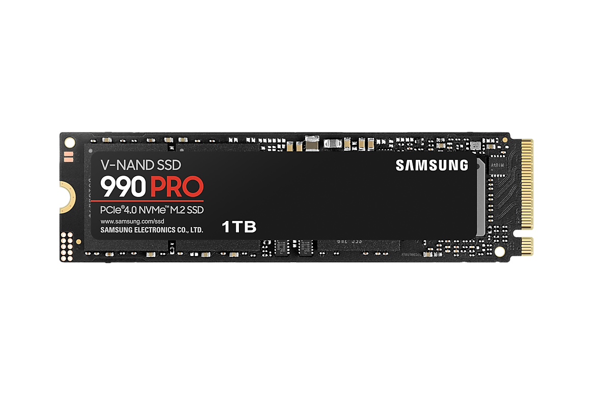 Samsung 990 PRO 1TB PCIe 4.0 NVMe M.2 Internal SSD MZ-V9P1T0B/AM