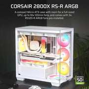 Boîtier PC Corsair 2800X RS-R ARGB Micro-ATX