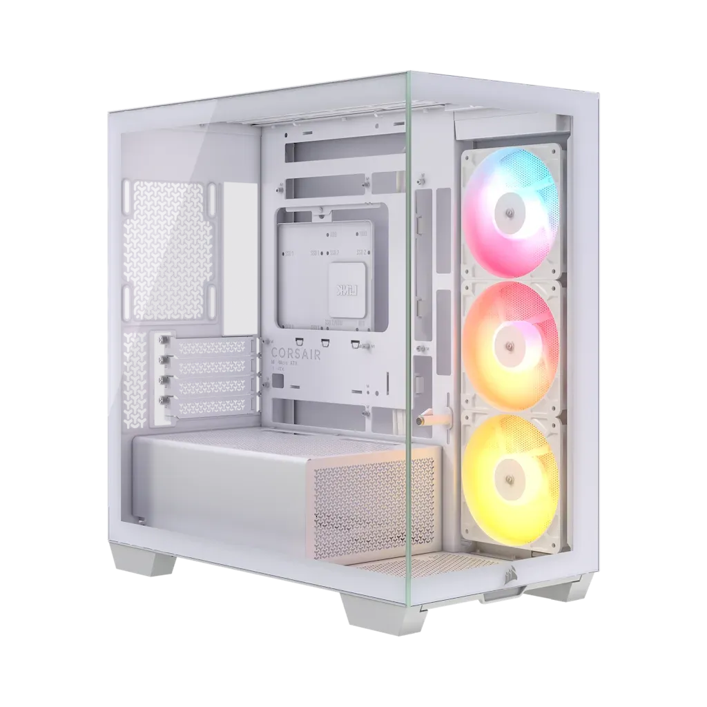 Corsair 2800X RS-R ARGB Micro-ATX PC Case White