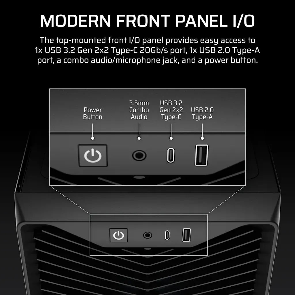 Corsair 3200D RS ARGB Mid-Tower PC Case Black