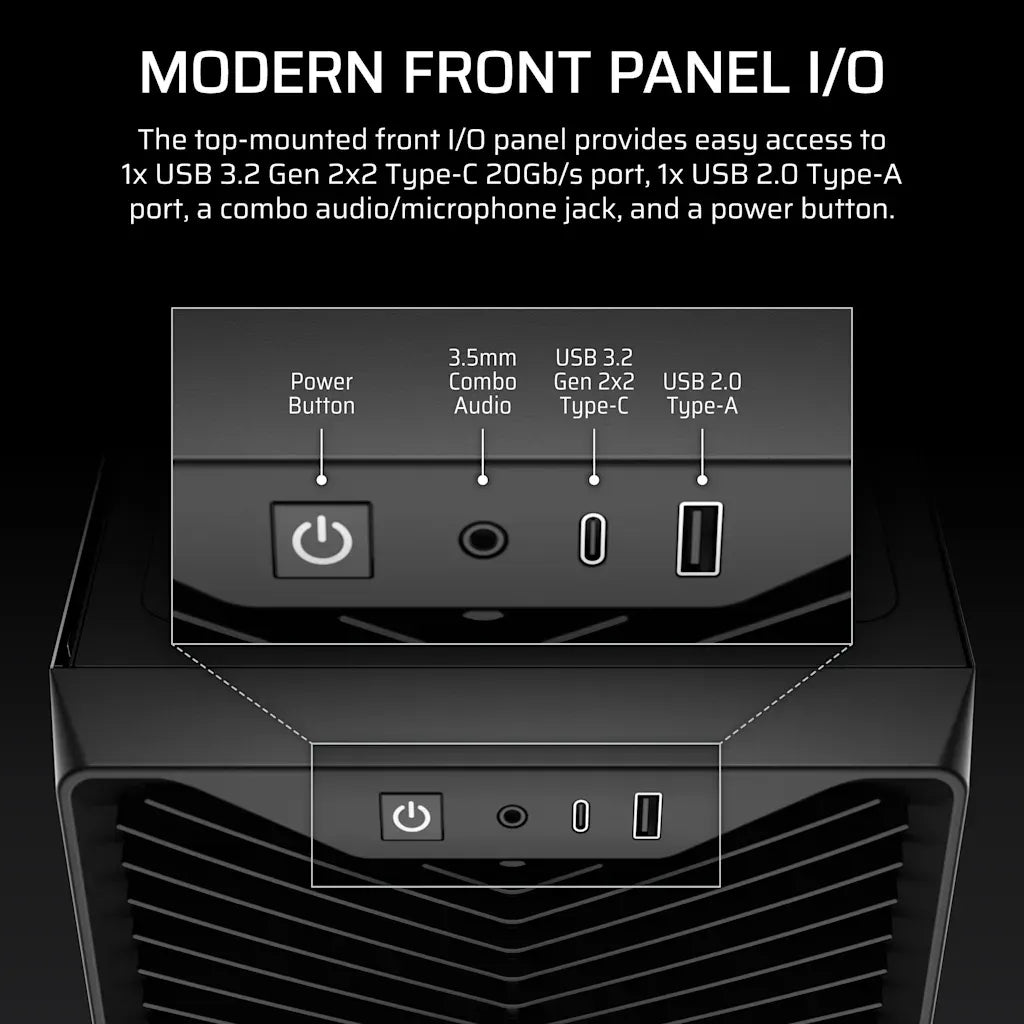 Corsair 3200D RS Mid-Tower PC Case Black