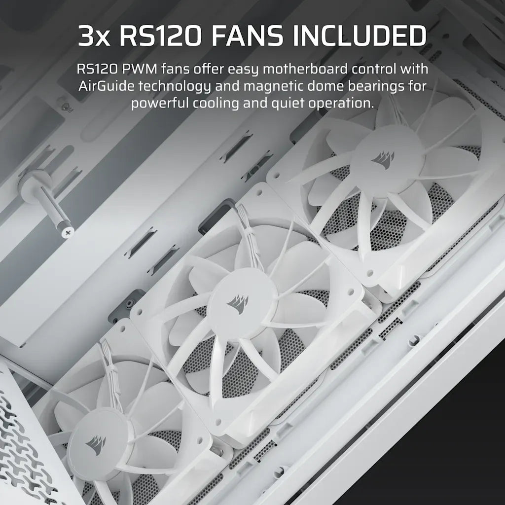 Corsair 3200D RS Mid-Tower PC Case White