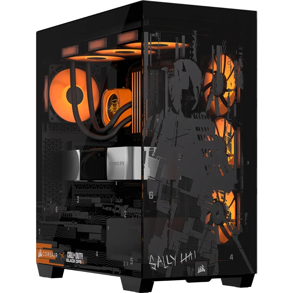 Corsair 3500X CALL OF DUTY BLACK OPS 6 Edition Mid-Tower PC Case Black