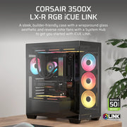 Boîtier PC Corsair 3500X LX-R RGB iCUE LINK