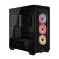 Corsair 3500X LX-R RGB iCUE LINK Mid-Tower PC Case - Black