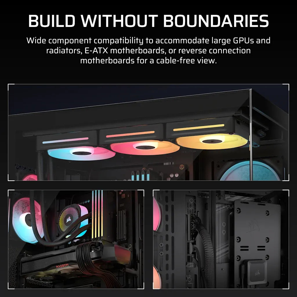 Corsair 3500X LX-R RGB iCUE LINK Mid-Tower PC Case Black