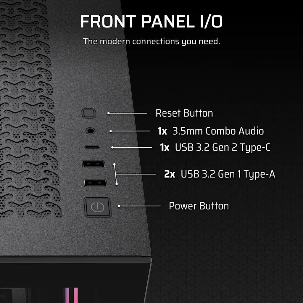 Corsair 3500X RS-R ARGB Mid-Tower PC Case Black