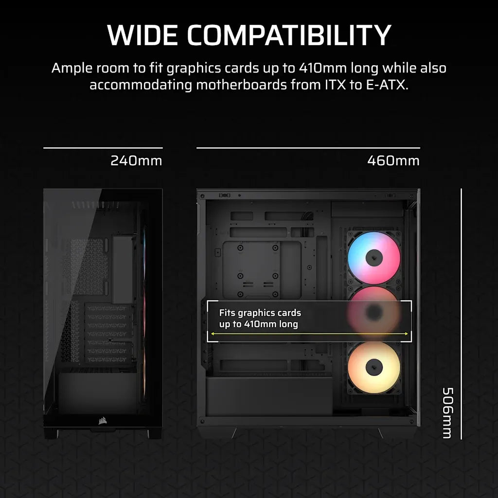 Corsair 3500X RS-R ARGB Mid-Tower PC Case Black