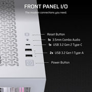 Corsair 3500X RS-R ARGB Mid-Tower PC Case - White
