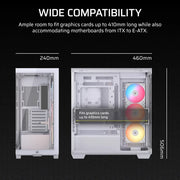 Corsair 3500X RS-R ARGB Mid-Tower PC Case - White