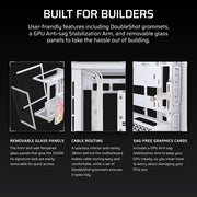 Corsair 3500X RS-R ARGB Mid-Tower PC Case - White