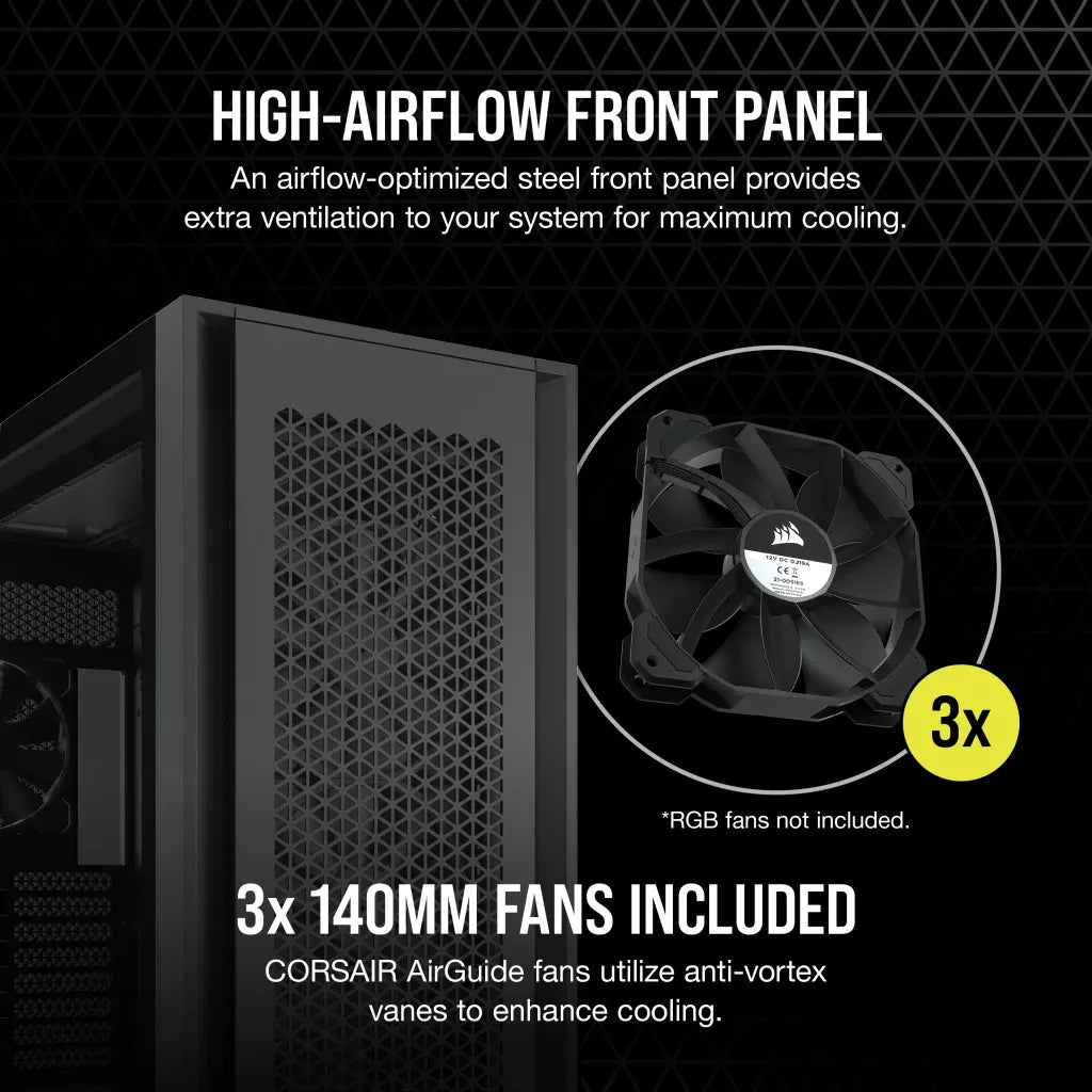 Corsair 7000D AIRFLOW Full-Tower ATX PC Case Black