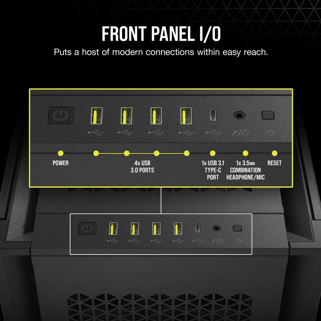 Corsair 7000D AIRFLOW Full-Tower ATX PC Case Black