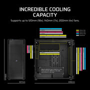 Boîtier PC Corsair 9000D RGB AIRFLOW super tour — circulation d’air optimisée
