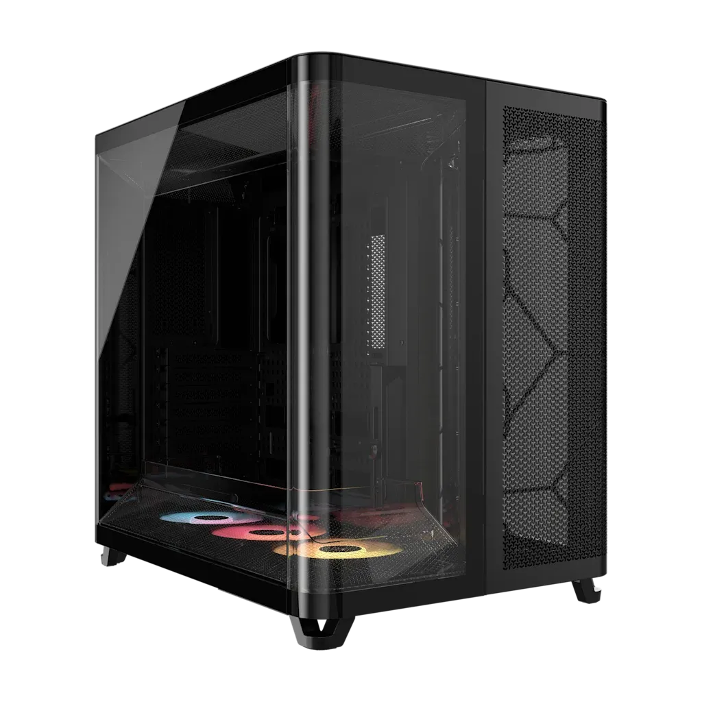 Corsair AIR 5400 RS-R ARGB Triple Chamber Mid-Tower PC Case Black