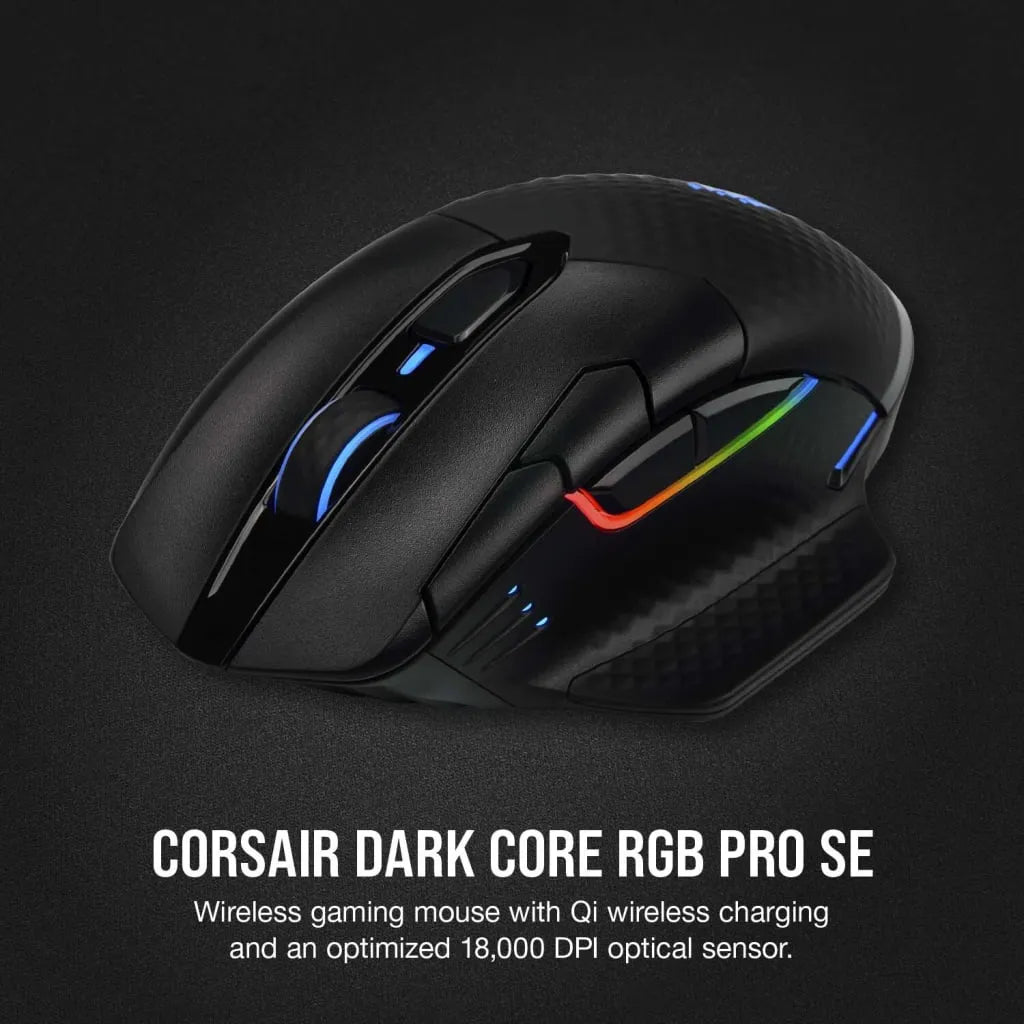 Corsair DARK CORE RGB PRO SE Wireless Gaming Mouse 18K DPI Black