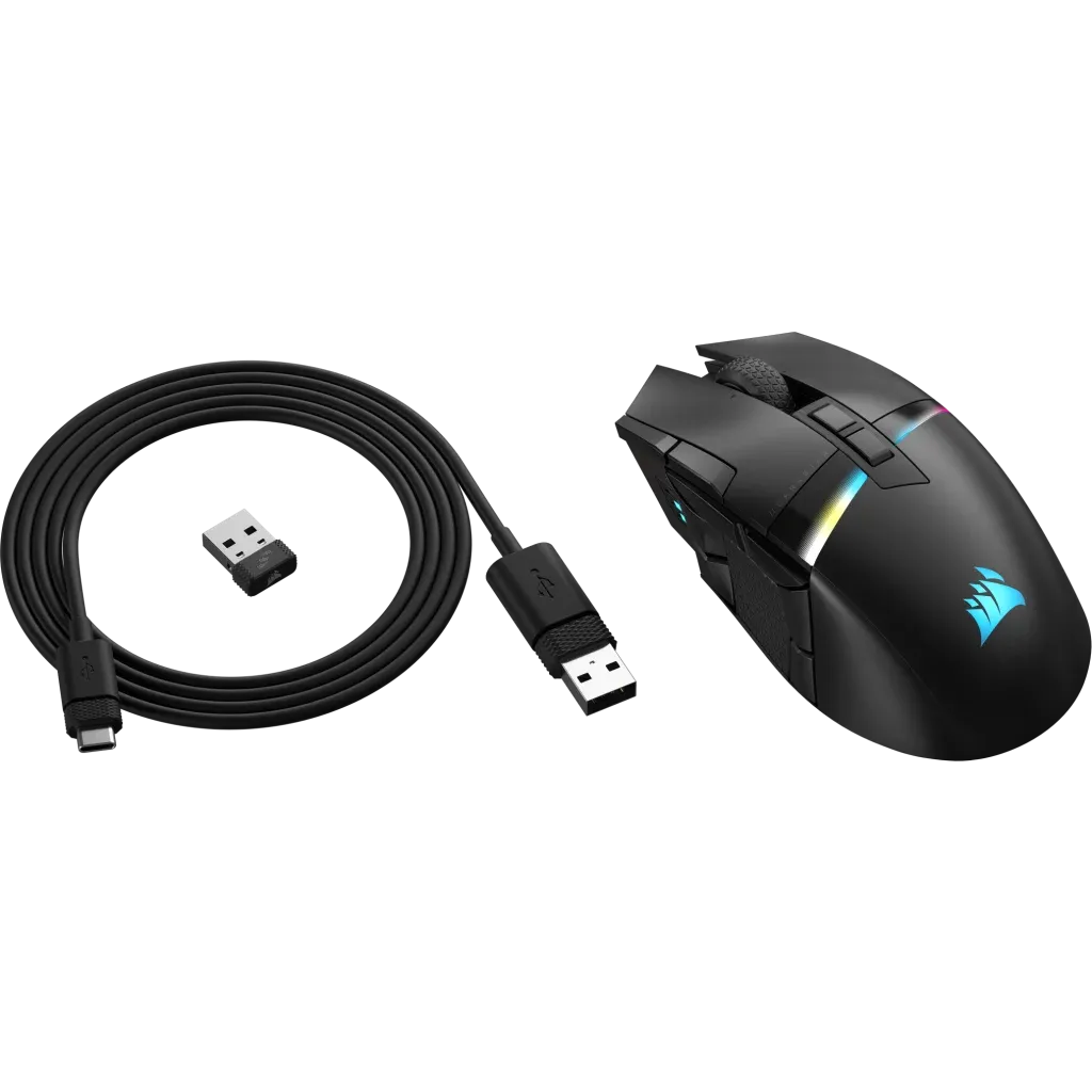 Corsair DARKSTAR Wireless RGB MMO Gaming Mouse 26K DPI Black