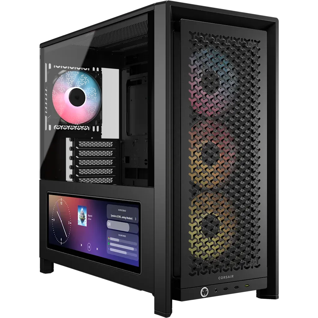 Corsair FRAME 4000D LCD RS ARGB Premium Mid-Tower PC Case Black