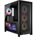 Corsair FRAME 4000D LCD RS ARGB Premium Mid-Tower PC Case - Black
