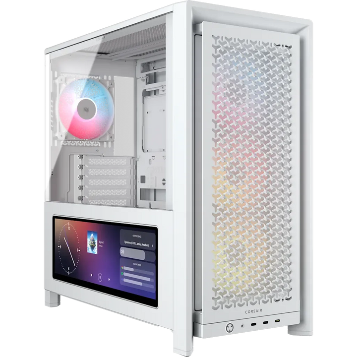 Boîtier PC Corsair FRAME 4000D LCD RS ARGB — écran LCD