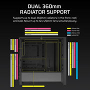 Boîtier PC Corsair FRAME 4000D — conception modulaire