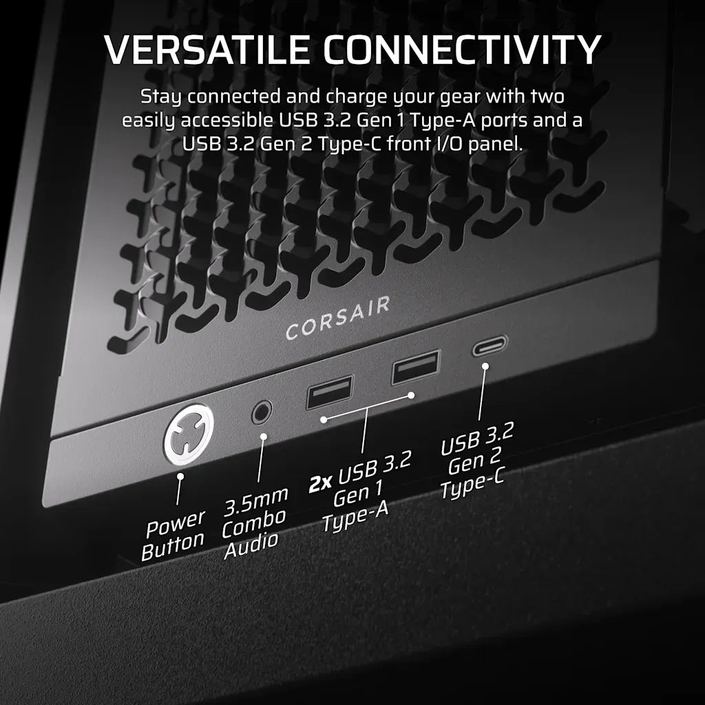 Corsair FRAME 4000D Modular Mid-Tower PC Case Black