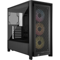 Corsair FRAME 4000D RS ARGB Modular Mid-Tower PC Case - Black