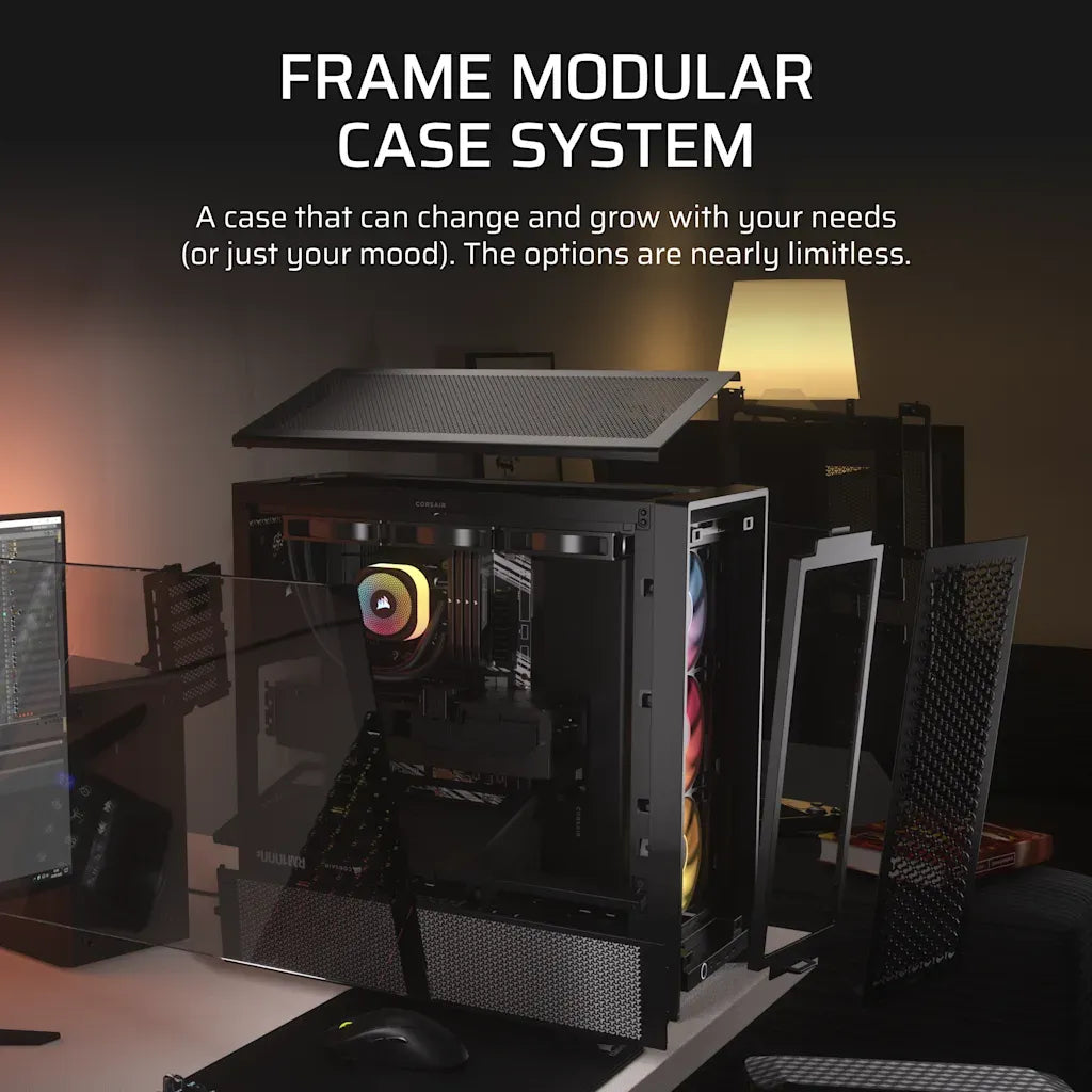 Corsair FRAME 4000D RS ARGB Modular Mid-Tower PC Case Black