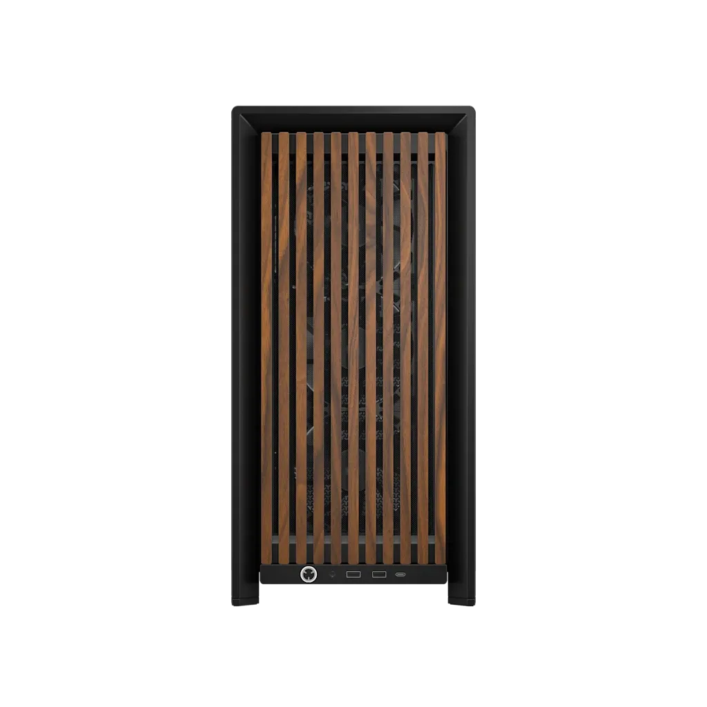 Corsair FRAME 4000D WOOD RS Modular Mid-Tower PC Case Black/Walnut