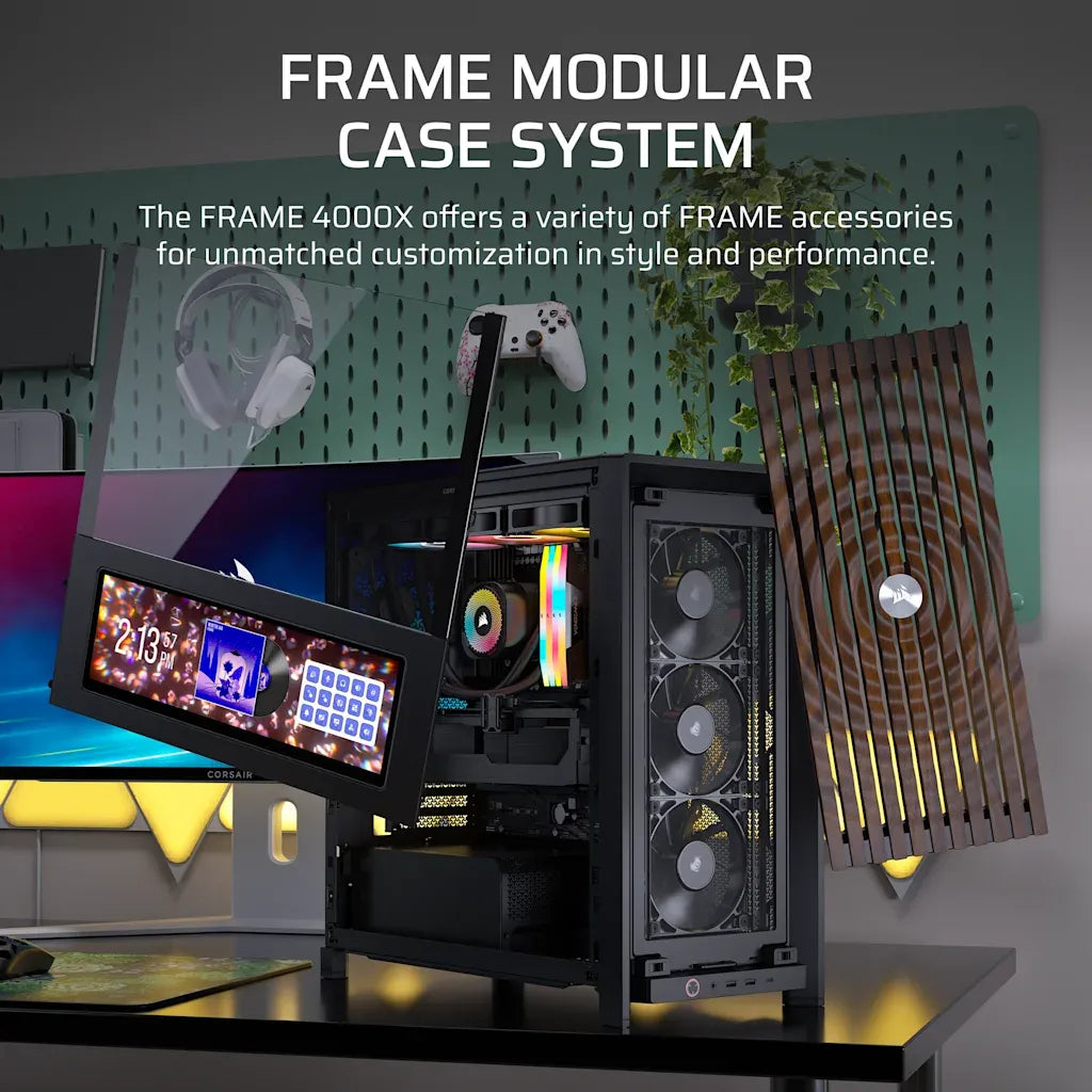 Corsair FRAME 4000X RS ARGB Mid-Tower PC Case Black