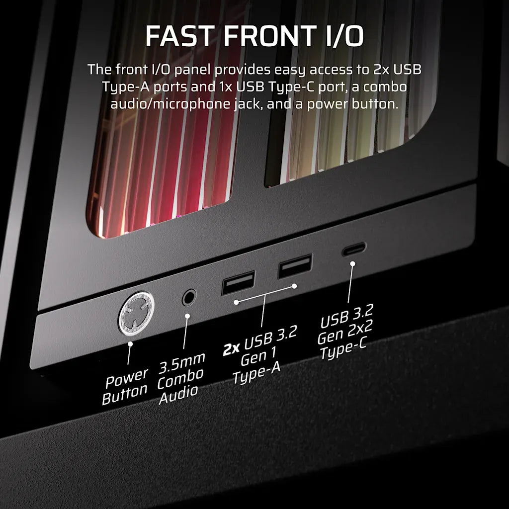 Corsair FRAME 4000X RS ARGB Mid-Tower PC Case Black
