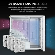 Corsair FRAME 4000X RS ARGB Mid-Tower PC Case - White