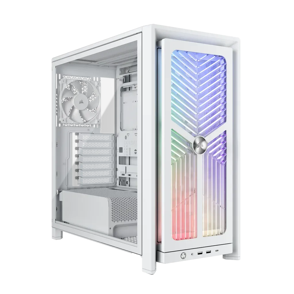 Corsair FRAME 4000X RS ARGB Mid-Tower PC Case White
