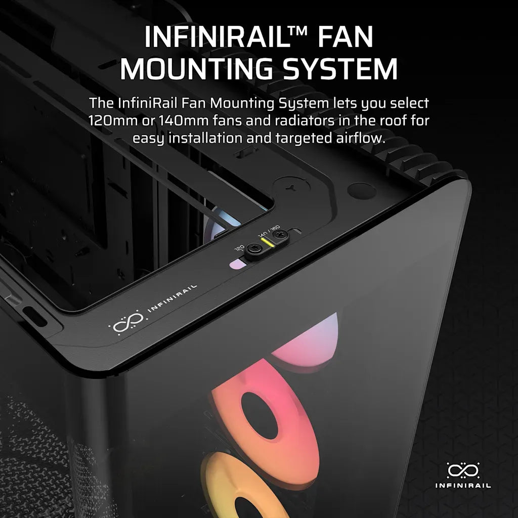 Corsair FRAME 4500X RS-R ARGB Panoramic Glass Mid-Tower PC Case