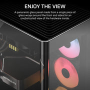 Corsair FRAME 4500X RS-R ARGB Panoramic Glass Mid-Tower PC Case - Black