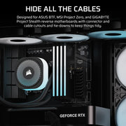 Corsair FRAME 4500X RS-R ARGB Panoramic Glass Mid-Tower PC Case - Black