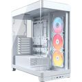 Corsair FRAME 4500X RS-R ARGB Panoramic Glass Mid-Tower PC Case - White