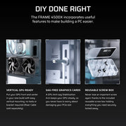 Boîtier PC Corsair FRAME 4500X RS-R ARGB Panoramic Glass